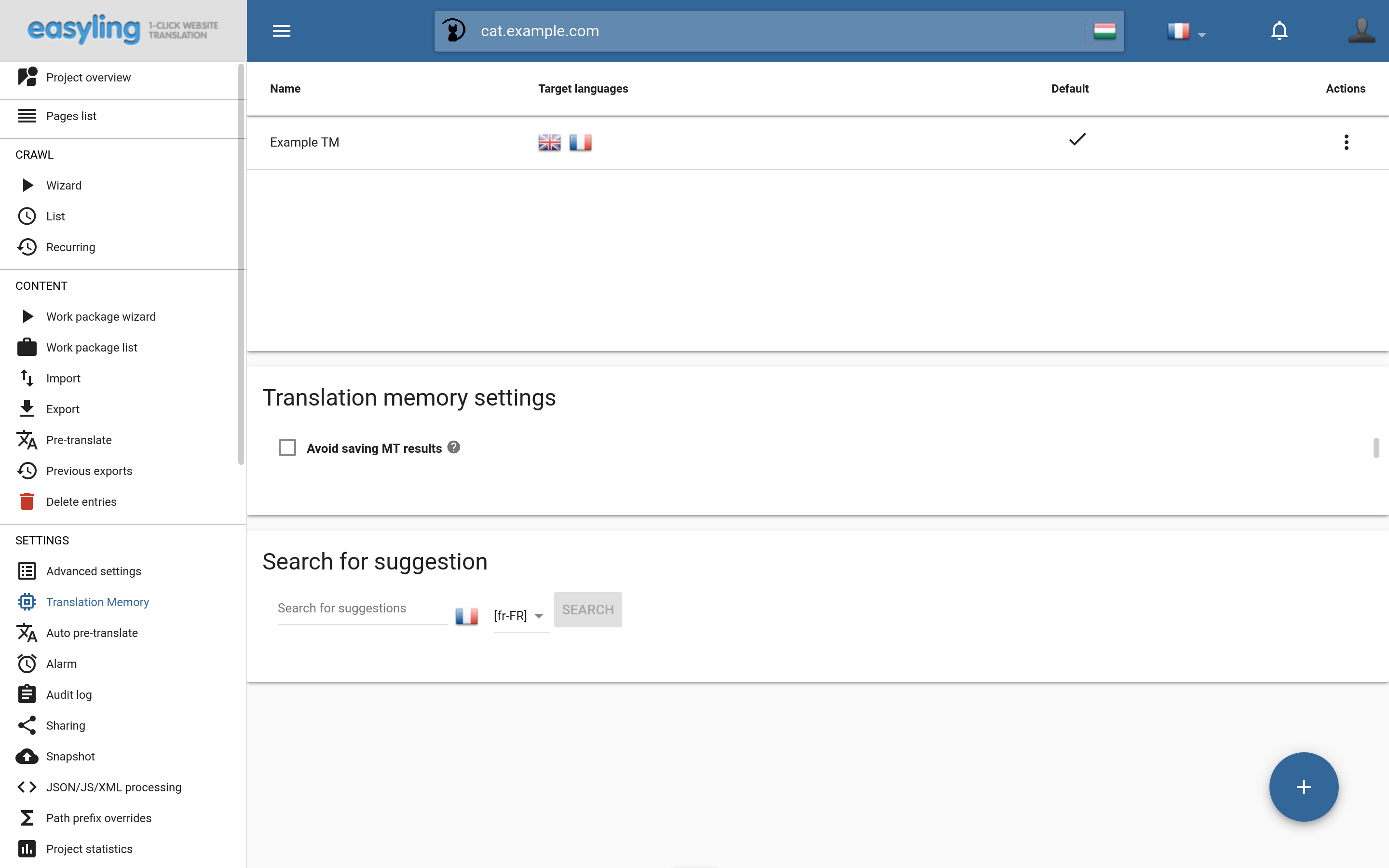 Mémoire de traduction sur le tableau de bord 2.0